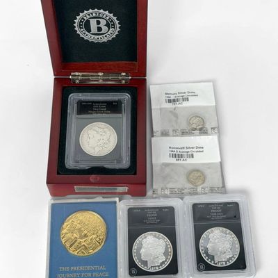 Sale Photo Thumbnail #204: Group of Silver Coins