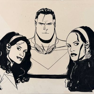 Sale Photo Thumbnail #101: Chris Sprouse Original Ink on Paper Illustration