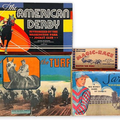 Sale Photo Thumbnail #165: Group of (4) Vintage Horse Racing Games