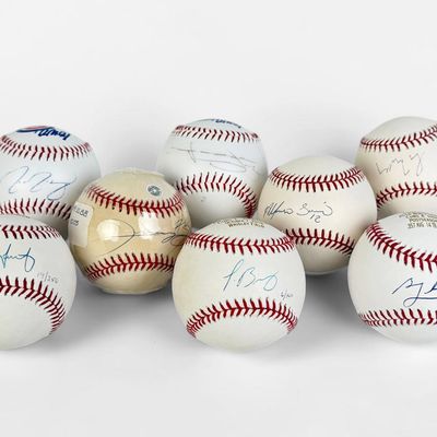 (8) Signed Cubs Major League Baseballs (H)