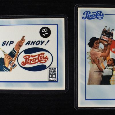 Sale Photo Thumbnail #400: (2) 1 GR SILVER PEPSI-COLA CARDS