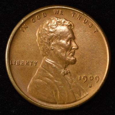 Sale Photo Thumbnail #141: 1909-S VDB WHEAT CENT CH TO GEM BU