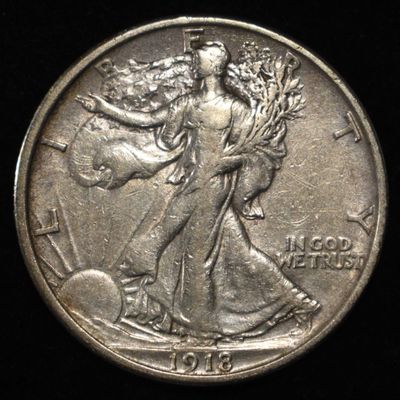 Sale Photo Thumbnail #367: 1918 WALKING LIBERTY HALF DOLLAR XF