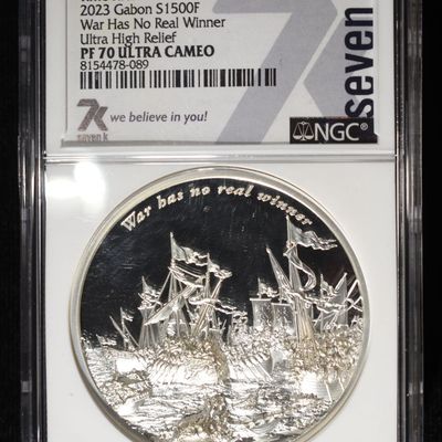 2023 GABON TIME FLIES NGC PF-70 ULTRA CAMEO