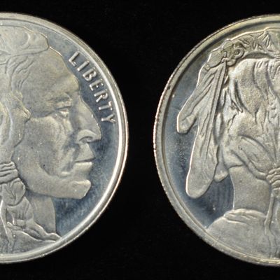 Sale Photo Thumbnail #397: (2) 1/2 OZ 0.999 SILVER ROUND