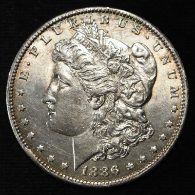 Sale Photo Thumbnail #189: 1886-O MORGAN DOLLAR AU/BU VERY CLOSE TO BU