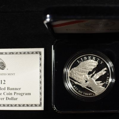 Sale Photo Thumbnail #322: 2012-P $1 COMMEM STAR-SPANGLED BANNER PROOF