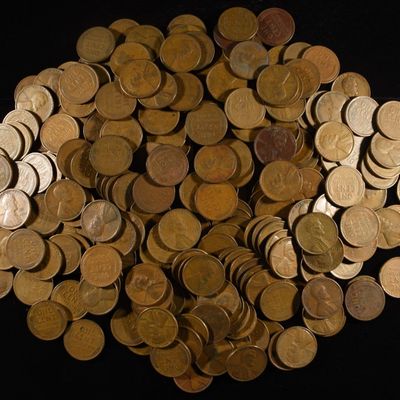 Sale Photo Thumbnail #120: (250) WHEAT CENTS FROM THE 1930'S
