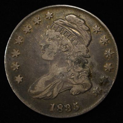 Sale Photo Thumbnail #165: 1835 CAPPED BUST HALF DOLLAR XF