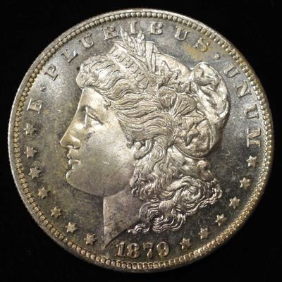 Sale Photo Thumbnail #174: 1879-S MORGAN DOLLAR CH BU PL