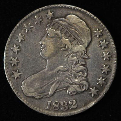 1832 BUST HALF DOLLAR XF/AU