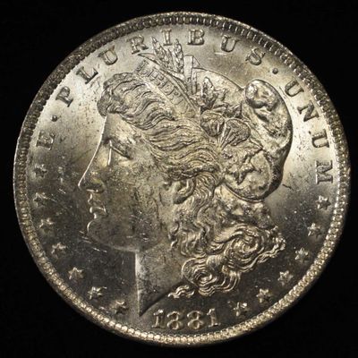 Sale Photo Thumbnail #369: 1881-O MORGAN DOLLAR BU