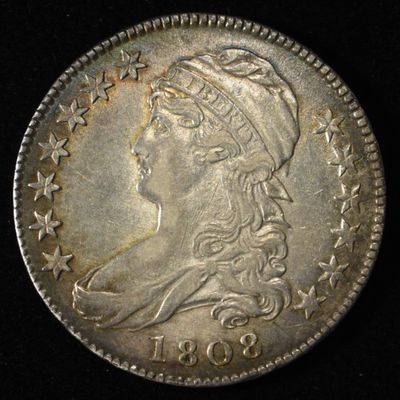 1808 BUST HALF DOLLAR CH AU