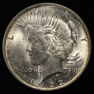 Sale Photo Thumbnail #205: 1922 PEACE DOLLAR BU