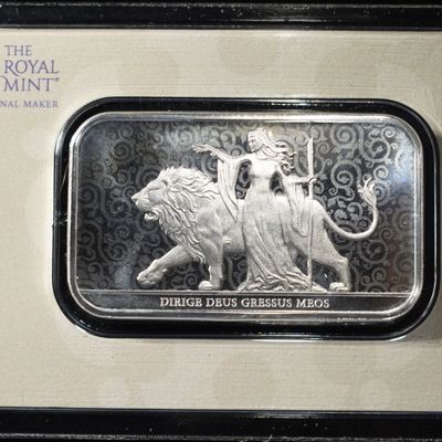 Sale Photo Thumbnail #416: THE ROYAL MINT 1 OZ 0.999 SILVER BAR