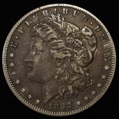 Sale Photo Thumbnail #376: 1892-S MORGAN DOLLAR XF