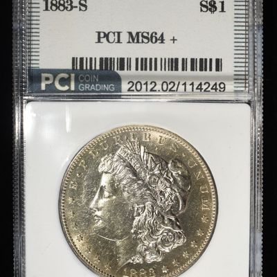 Sale Photo Thumbnail #181: 1883-S MORGAN DOLLAR PCI CH/GEM BU