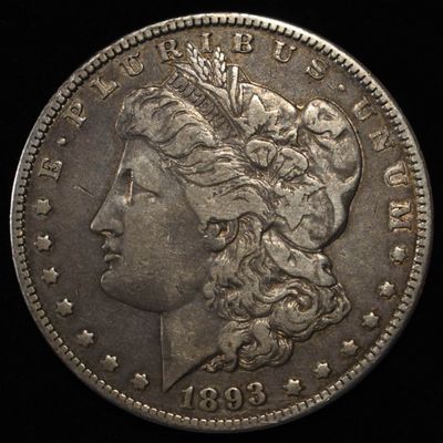 Sale Photo Thumbnail #377: 1893-O MORGAN DOLLAR VF/XF