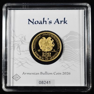 Sale Photo Thumbnail #436: 2026 ARMENIA 1 GRAM GOLD NOAH'S ARK