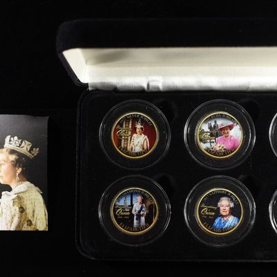 Sale Photo Thumbnail #331: JUBILEE COLORED COIN SET