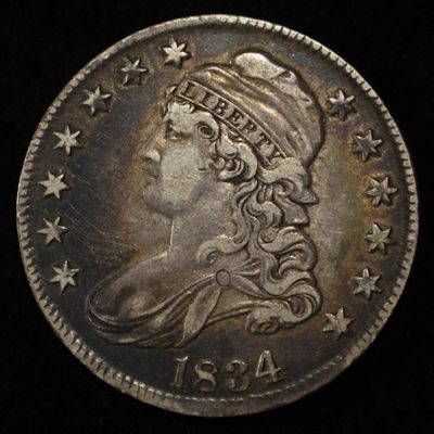Sale Photo Thumbnail #164: 1834 CAPPED BUST HALF DOLLAR XF