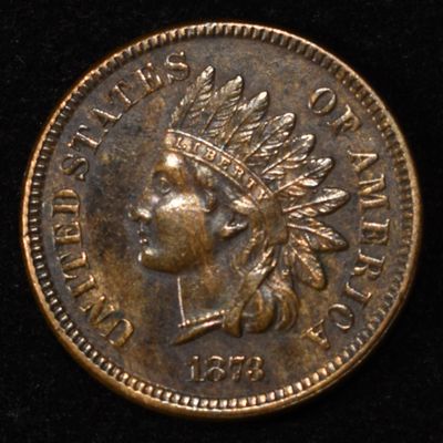 1873 INDIAN CENT AU