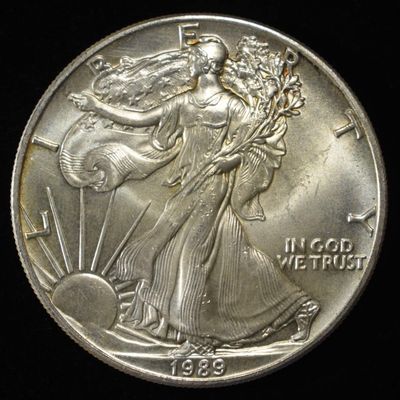 1989 AMERICAN SILVER EAGLE