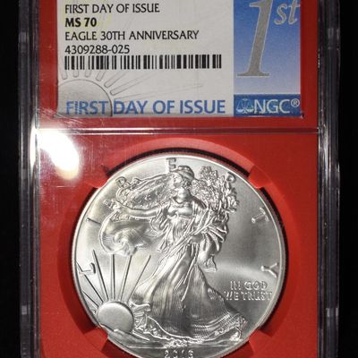 Sale Photo Thumbnail #213: 2016 AMERICAN SILVER EAGLE MS 70 NGC