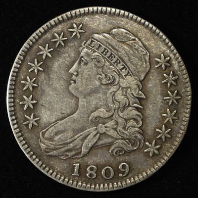 1809 BUST HALF DOLLAR XF/AU