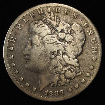 Sale Photo Thumbnail #194: 1889-CC MORGAN DOLLAR VF