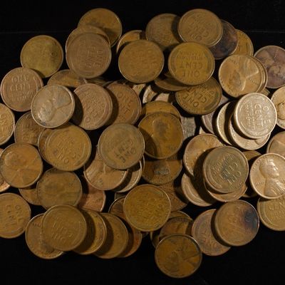 Sale Photo Thumbnail #119: (92) WHEAT CENTS FROM THE 20'S