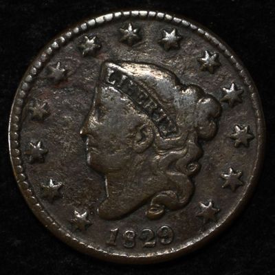 1829 LARGE CENT VG