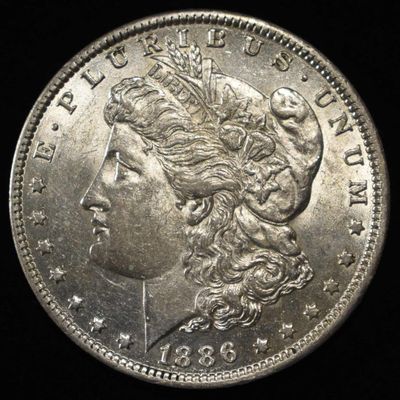 Sale Photo Thumbnail #371: 1886-O MORGAN DOLLAR CH AU