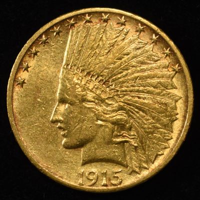 Sale Photo Thumbnail #449: 1915-S $10 INDIAN GOLD UNC