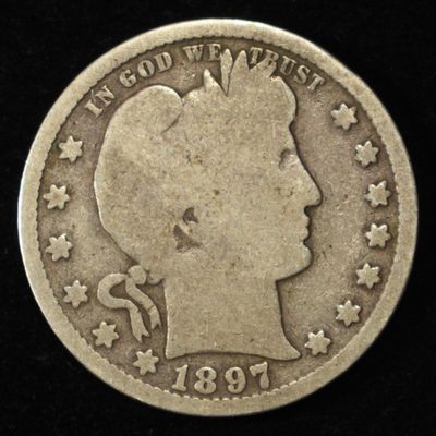 1897-S BARBER QUARTER GOOD
