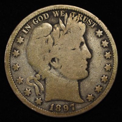 Sale Photo Thumbnail #366: 1897-O BARBER HALF DOLLAR VG