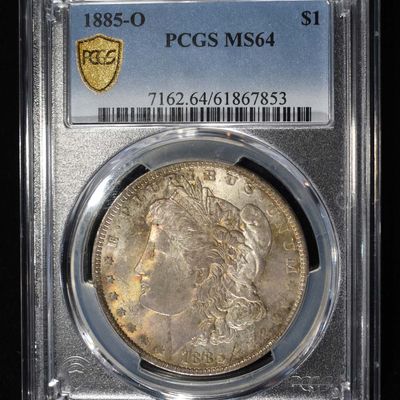 Sale Photo Thumbnail #187: 1885-O MORGAN DOLLAR PCGS MS64