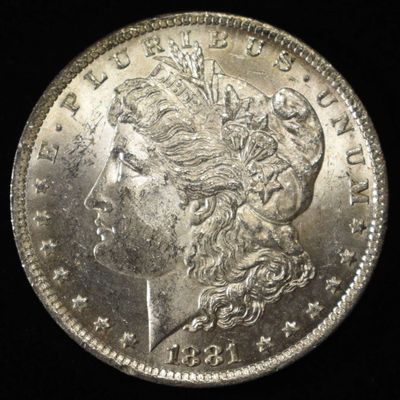 1881-O MORGAN DOLLAR BU