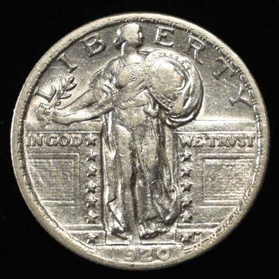 Sale Photo Thumbnail #362: 1920 STANDING LIBERTY QUARTER AU