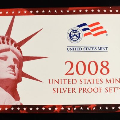 Sale Photo Thumbnail #278: 2008 SILVER PROOF SET MISSING PRESIDENT DOLLARS