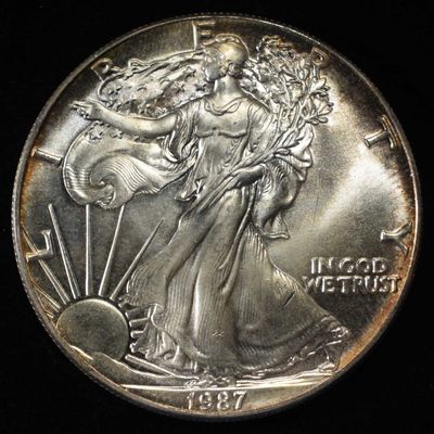 1987 AMERICAN SILVER EAGLE