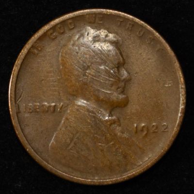 Sale Photo Thumbnail #143: 1922 WHEAT CENT VF NO D STRONG
