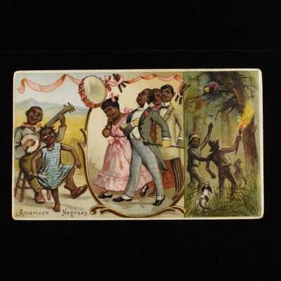 Sale Photo Thumbnail #303: (3) VINTAGE ADVERTISEMENT CARDS