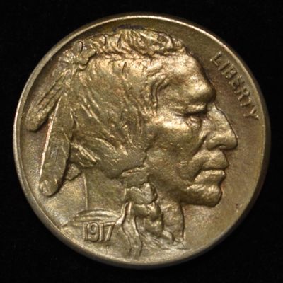 Sale Photo Thumbnail #354: 1917-S BUFFALO NICKEL CH AU