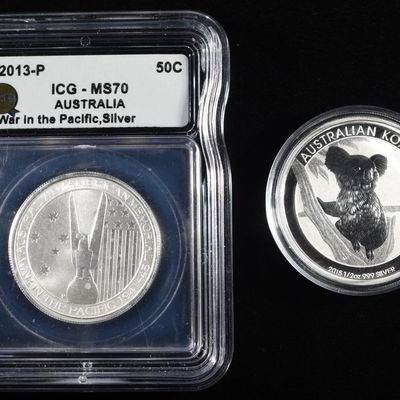Sale Photo Thumbnail #398: 2013-P & 2015 1/2 OZ 0.999 SILVER ROUNDS