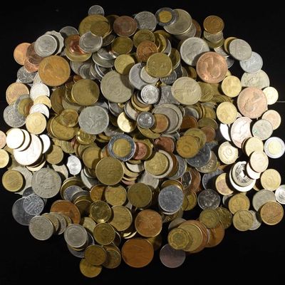 Sale Photo Thumbnail #114: 5 LBS FOREIGN COINS