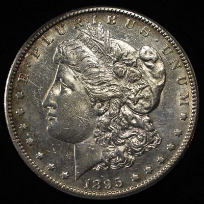 Sale Photo Thumbnail #378: 1895-S MORGAN DOLLAR CH AU