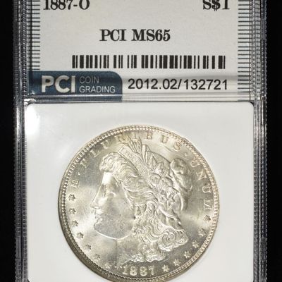 Sale Photo Thumbnail #190: 1887-O MORGAN DOLLAR PCI GEM BU