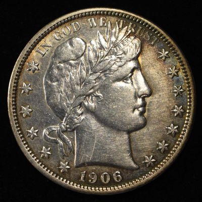 Sale Photo Thumbnail #168: 1906-O BARBER HALF DOLLAR AU