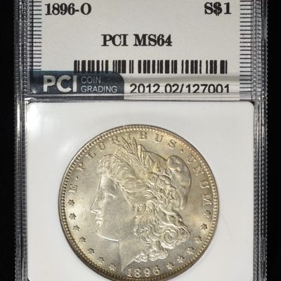 Sale Photo Thumbnail #200: 1896-O MORGAN DOLLAR PCI CH/GEM U